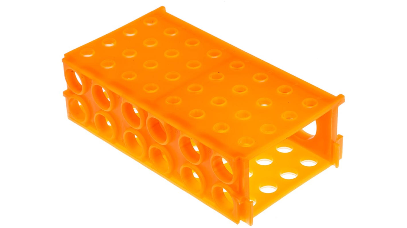 RS PRO 4 Way Tube Rack, For Use With Micro Tubes
