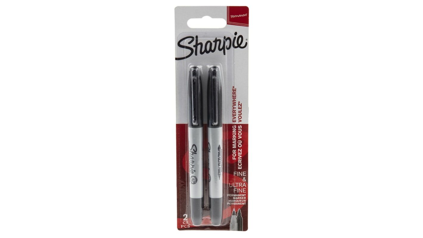 Sharpie Twin Tip Black Marker Pen