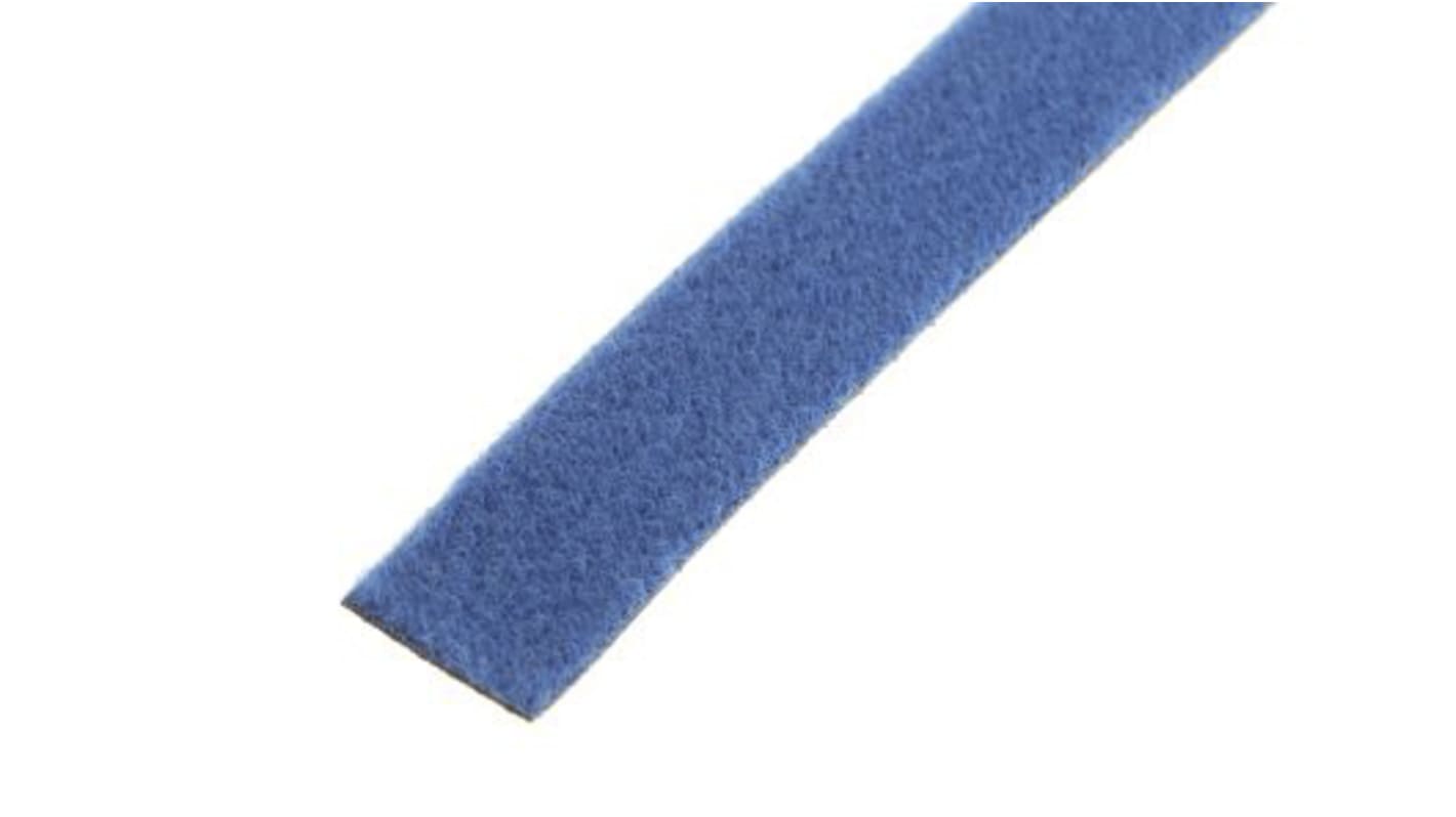 RS PRO Nylon 66 Kabelbinder Klett Blau 16 mm x 5m