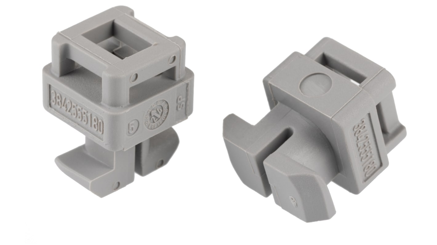 Soporte para cables Bosch Rexroth 3842555180, 45mm PA, ranura de encaje 10mm