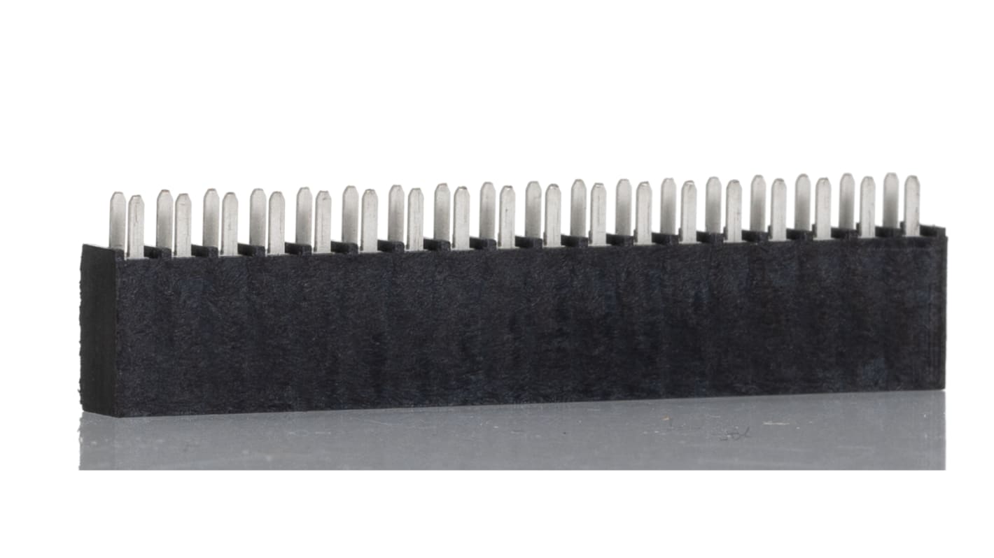 Gniazdo PCB 36 -pinowe 2 -rzędowe raster: 2.54mm Listwa z gniazdami Proste Przewlekany