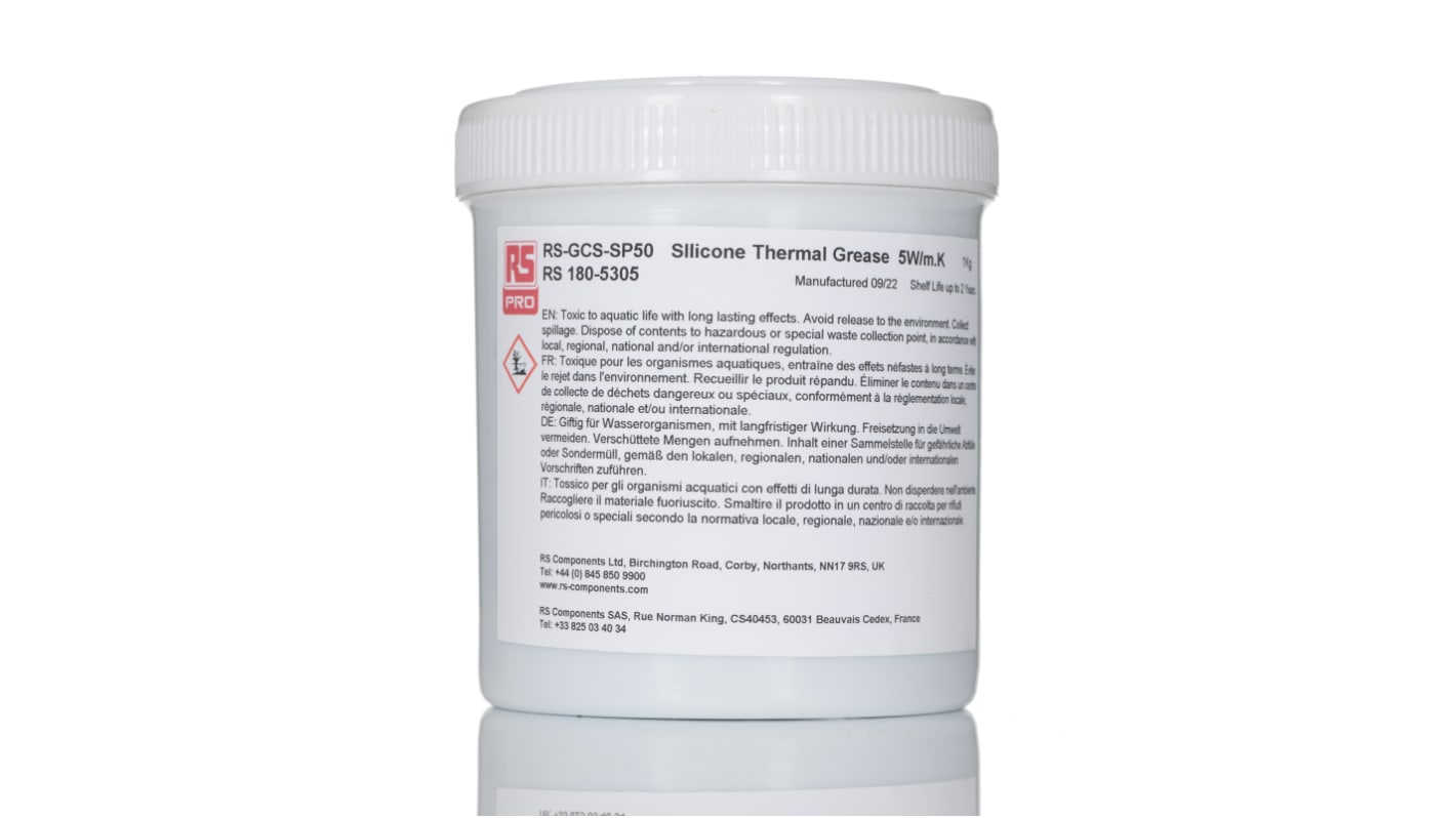 RS PRO Silicone Thermal Paste, 5W/m·K