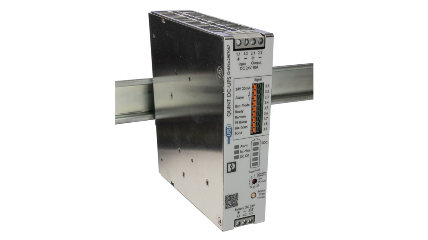 Phoenix Contact QUINT4 DIN-Schienen USV Stromversorgung 480W, 18 → 32V dc / 16.2A, Modbus RTU