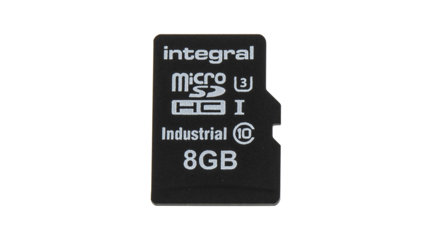 Integral Memory 8 GB Industrial MicroSDHC Micro SD Card, Class 10