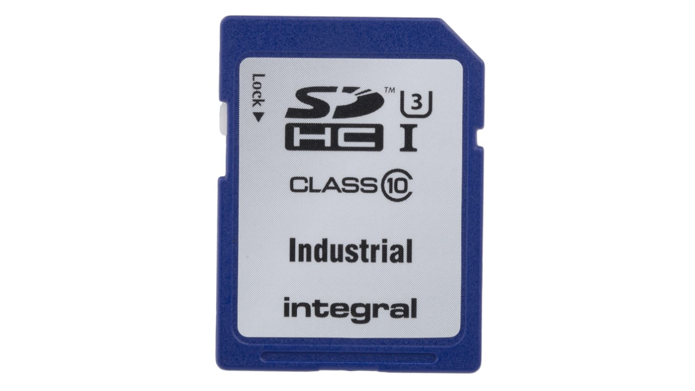 Integral Memory Industrial SDHC SD-Karte 8 GB UHS-1 Industrieausführung, SLC