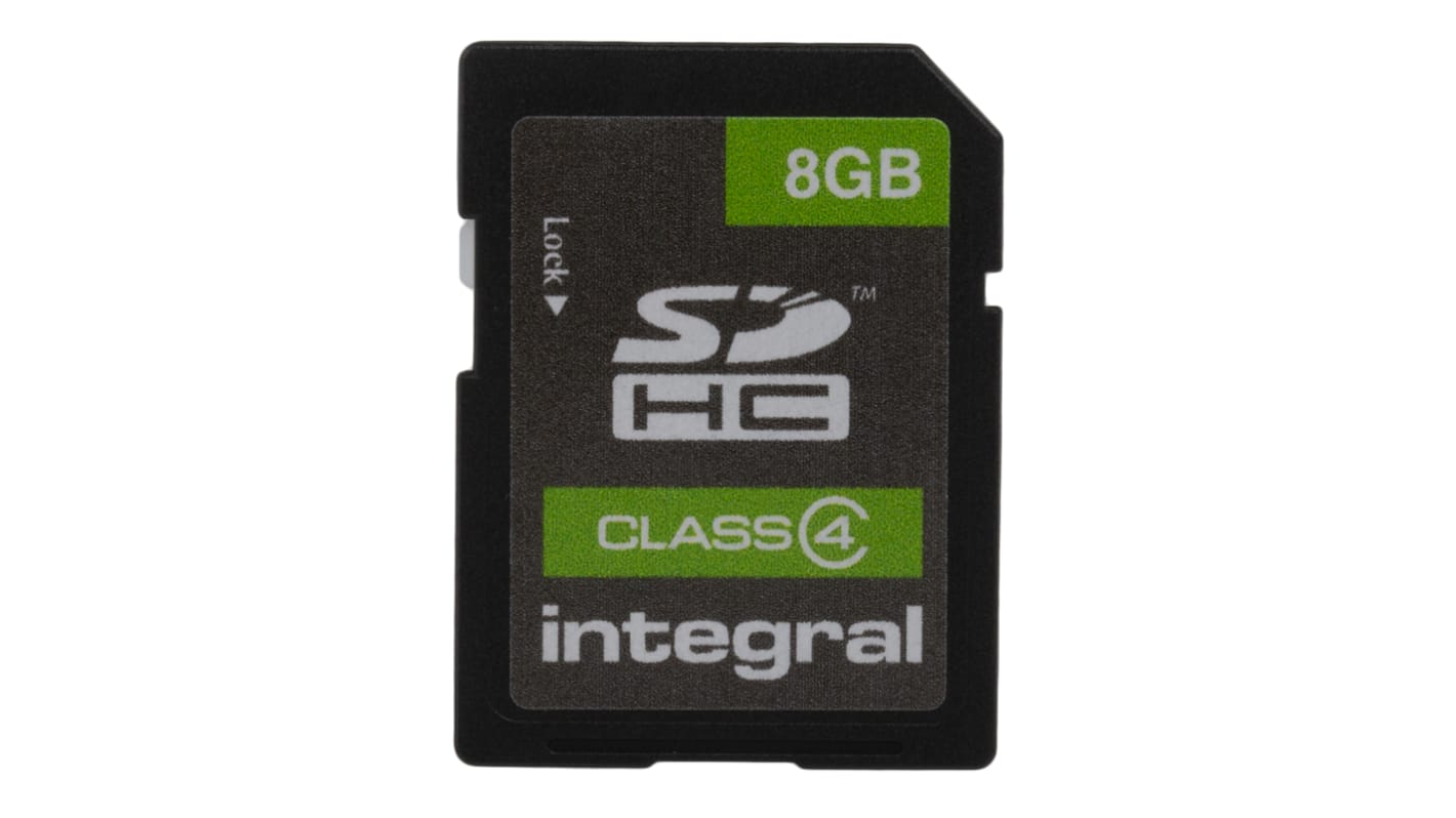 Karta SD SDHC, 8 GB HC, Integral Memory 0 → +60°C