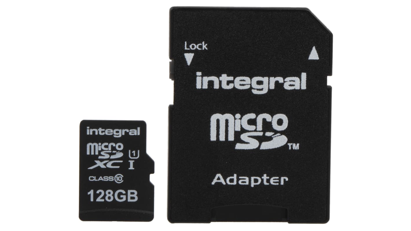 Integral Memory 128 GB MicroSDXC Micro SD Card, Class 10