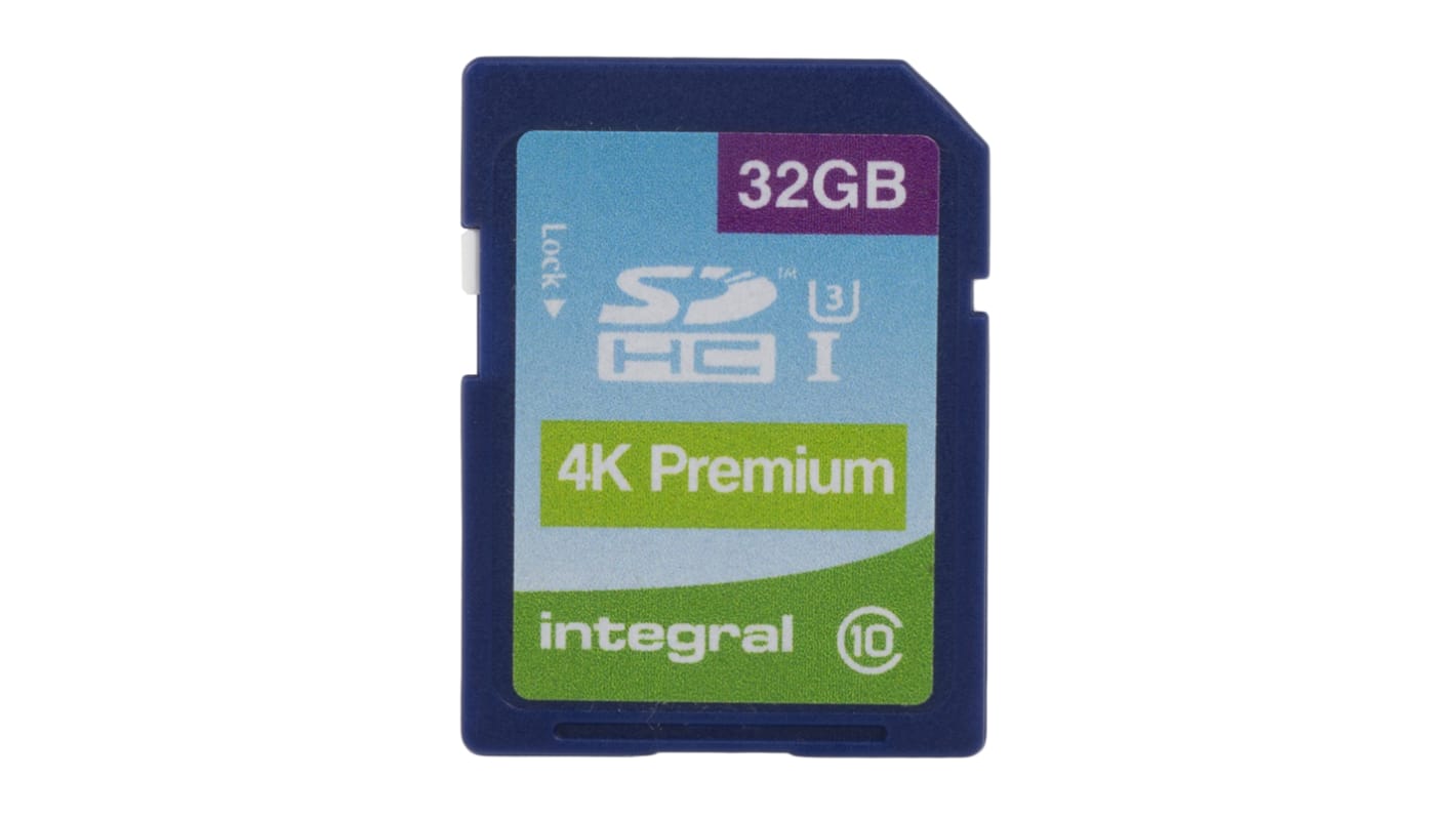 Integral Memory 32 GB SDHC SD Card, Class 10, UHS-1 U3
