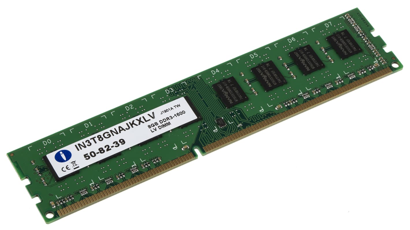 Integral Memory 8 GB DDR3 Desktop RAM, 1600MHz, DIMM, 1.35V