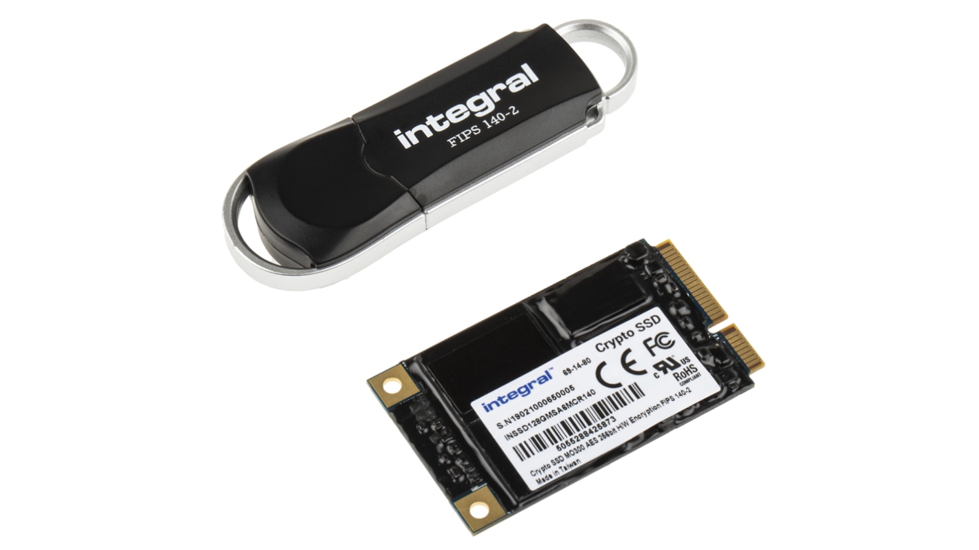 Integral Memory SSD, 2,5 Zoll Intern SSD-Laufwerk SATA III 6 Gb/S, MLC, 128 GB, SSD, 140-2, AES-256