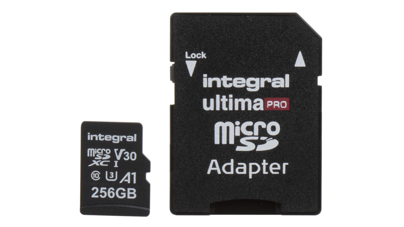Integral Memory ultimaPRO MicroSDXC Micro SD Karte 256 GB Class 10, UHS-1 U3