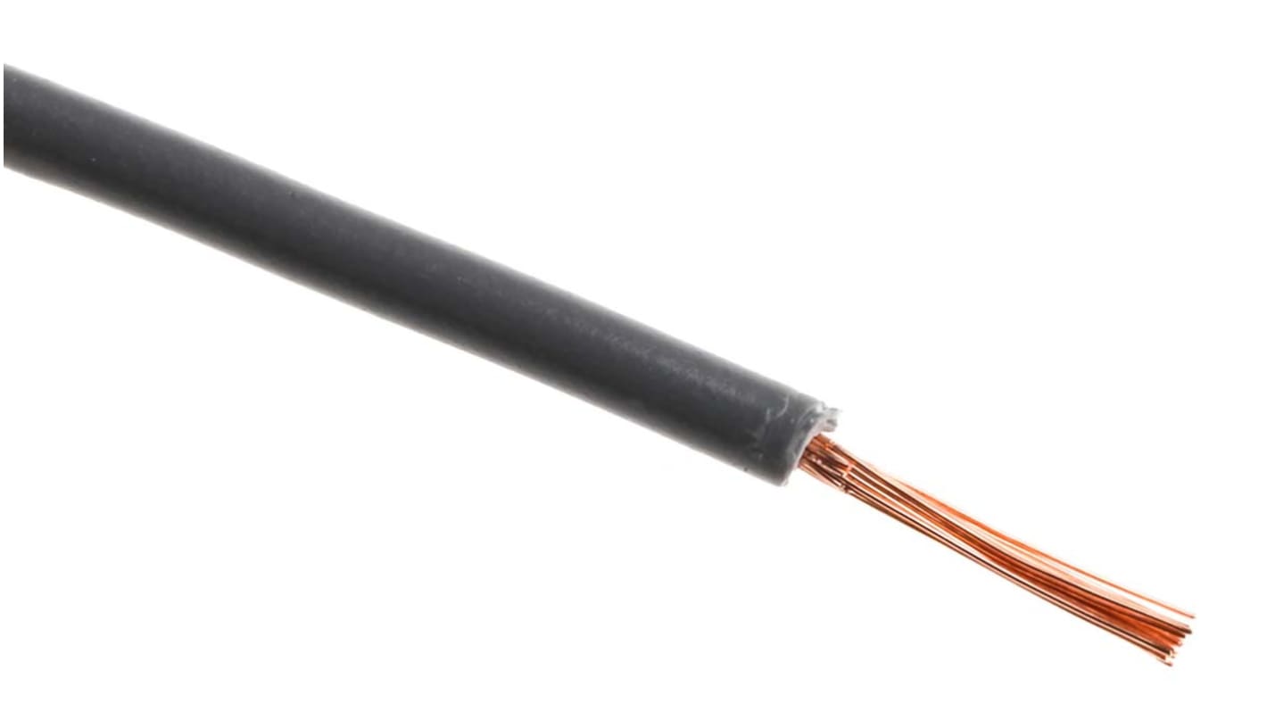 Cavo di collegamento apparecchiature RS PRO, 0.75mm², 20 AWG, , 1 kV c.c., 600 V c.a., 100m, Grigio, UL1015