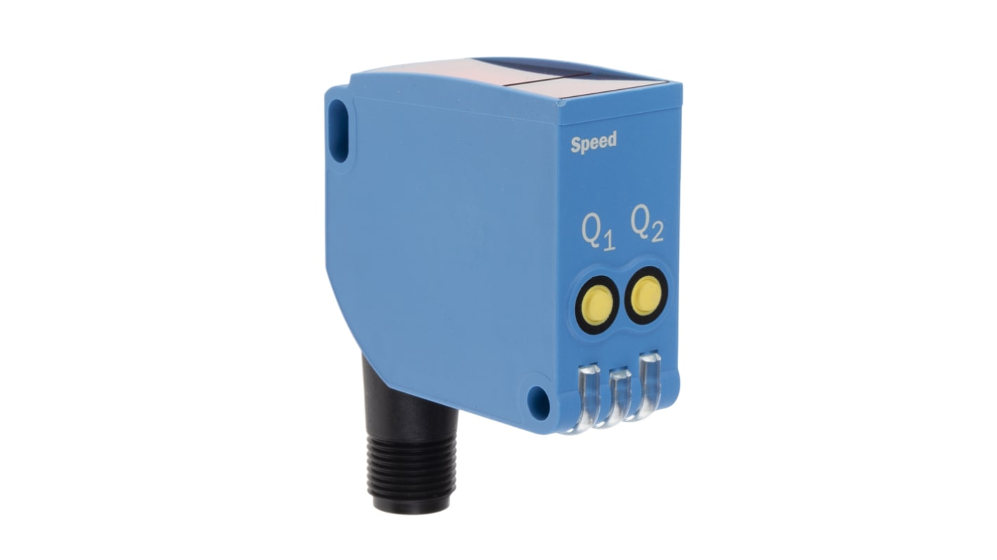 Rs-Online Sensore fotoelettrico Rettangolare SICK a soppressione di sfondo rilevamento 50 mm → 2 5 m. uscita NPN/PNP