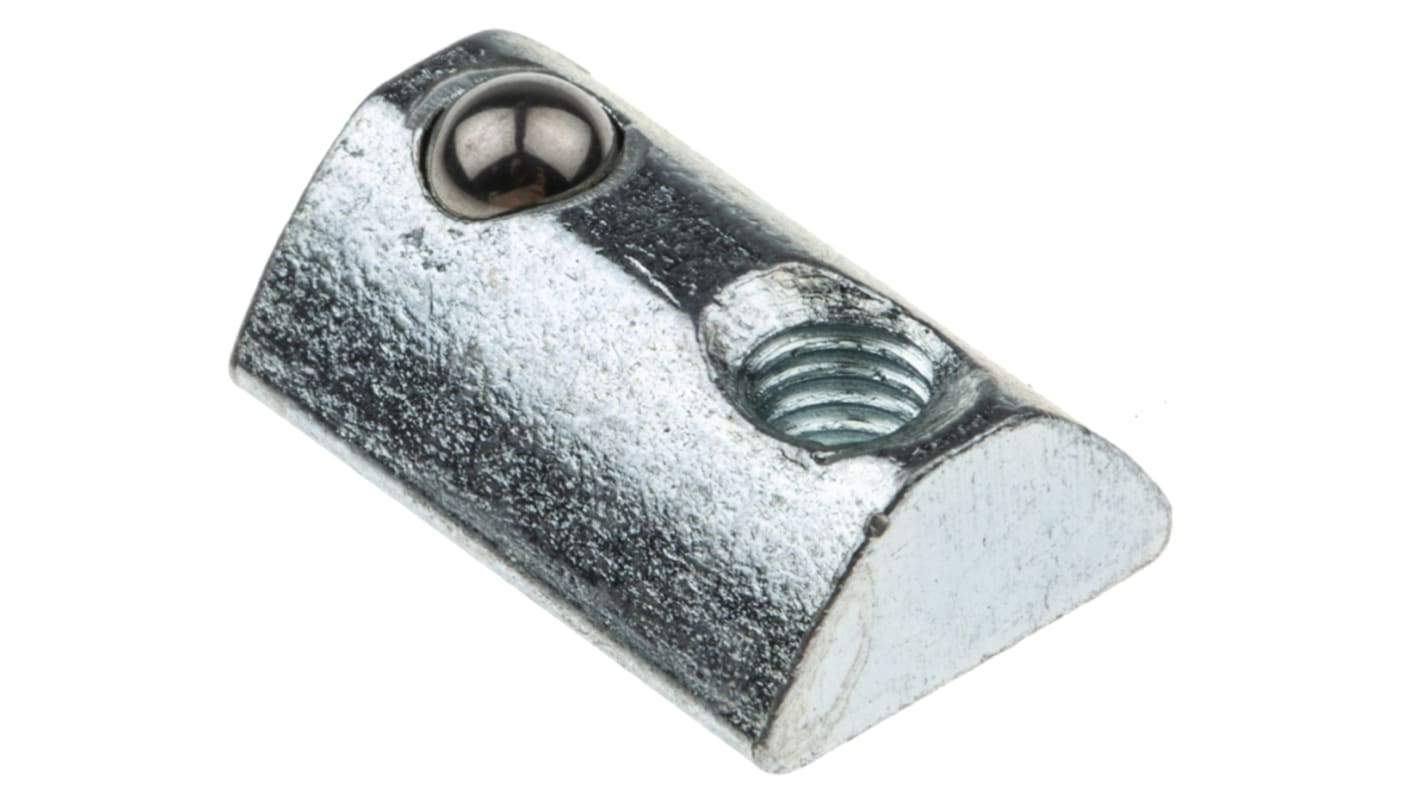 Część łącząca Nakrętka do rowków typu T Rozmiar rowka 5mm RS PRO Element mocowania i łączenia Rozmiar gwintu M4