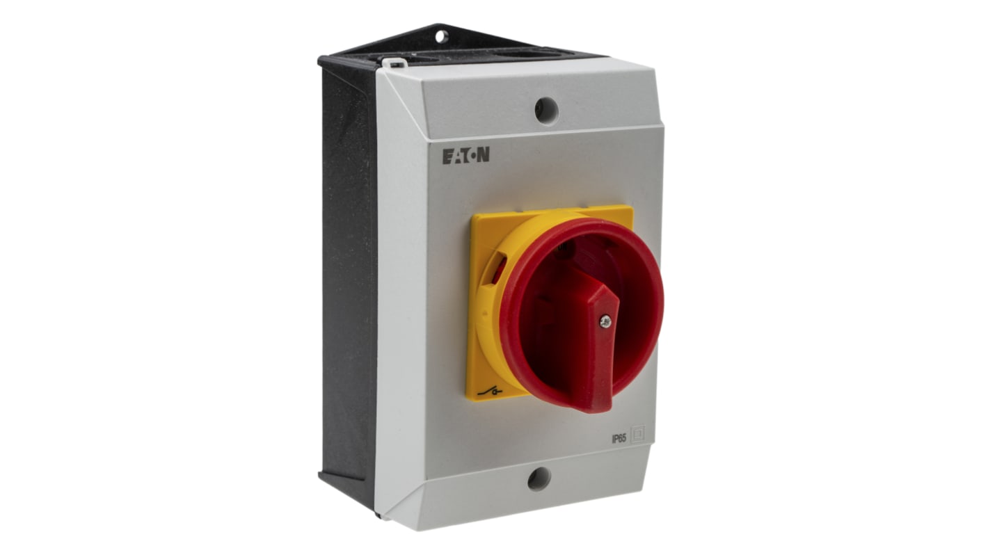 Eaton アイソレータスイッチ, 3 P + N極, 32A, 15kW, IP65, 表面実装