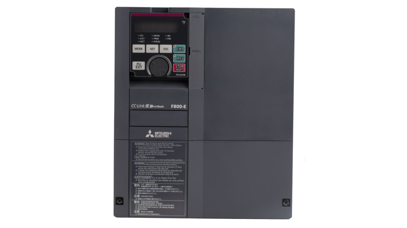 FR-F840-00250-E2-60 | 三菱電機 インバータ 11 kW 400 V ac 3相 FR-F840-00250-E2-60 | 三菱電機 インバータ 11 kW 400 V ac 3相