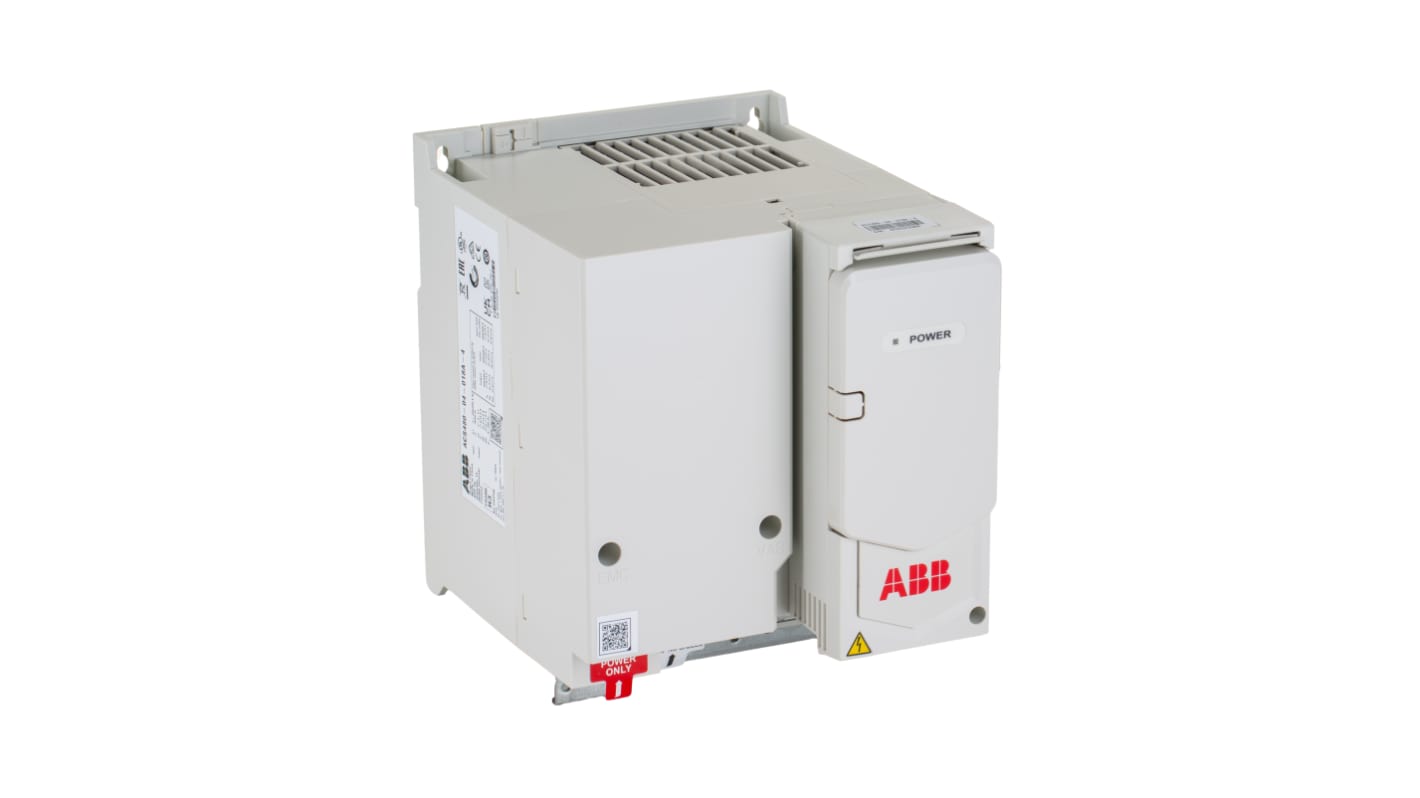 ABB Inverter Drive, 7.5 kW, 3 Phase, 380 → 480 V ac, 16.2 A, ACS480 Series