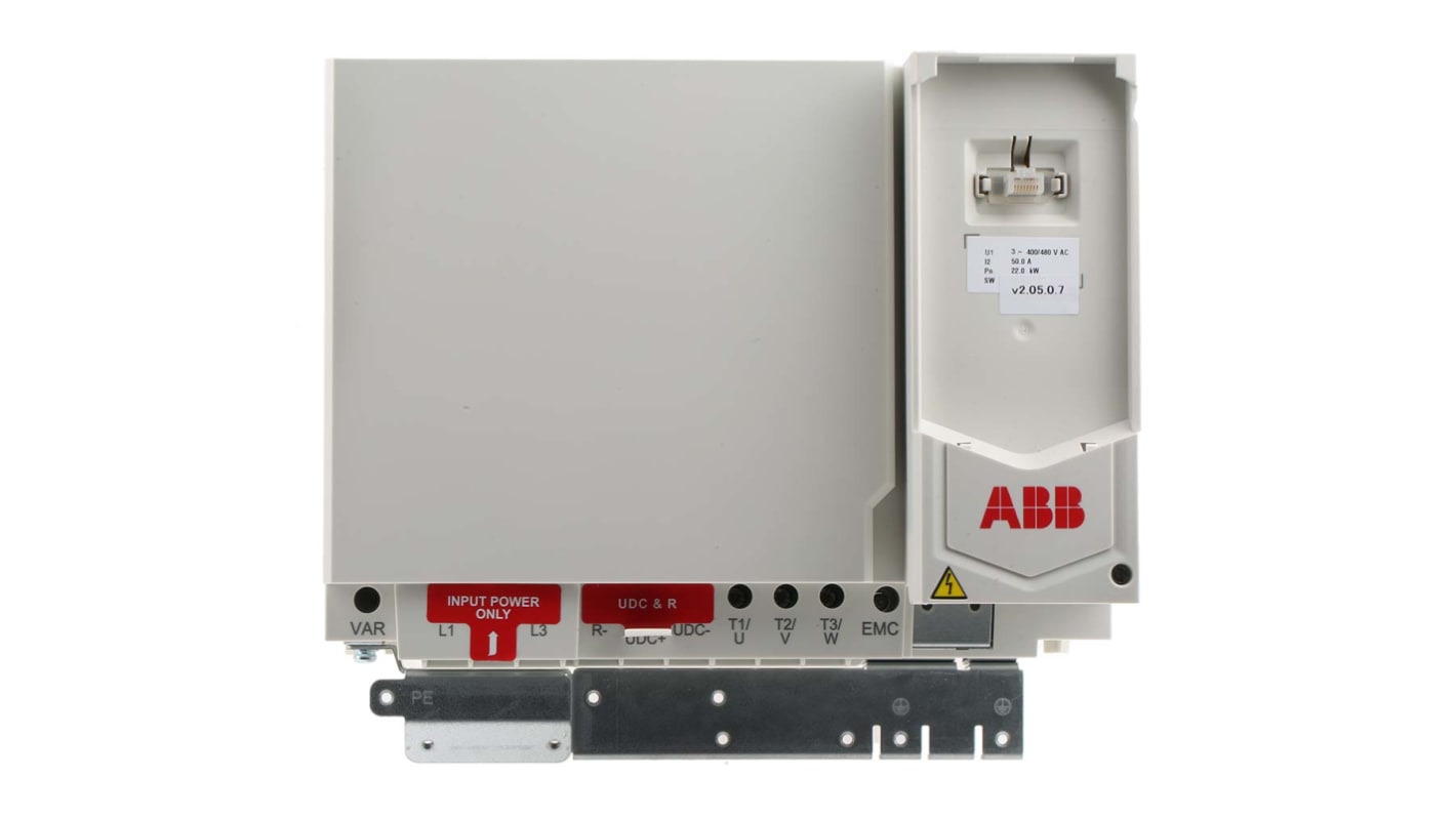 Rs-Online Inverter ABB 22 kW 380 → 480 V c.a. 3 fasi 48 → 63Hz