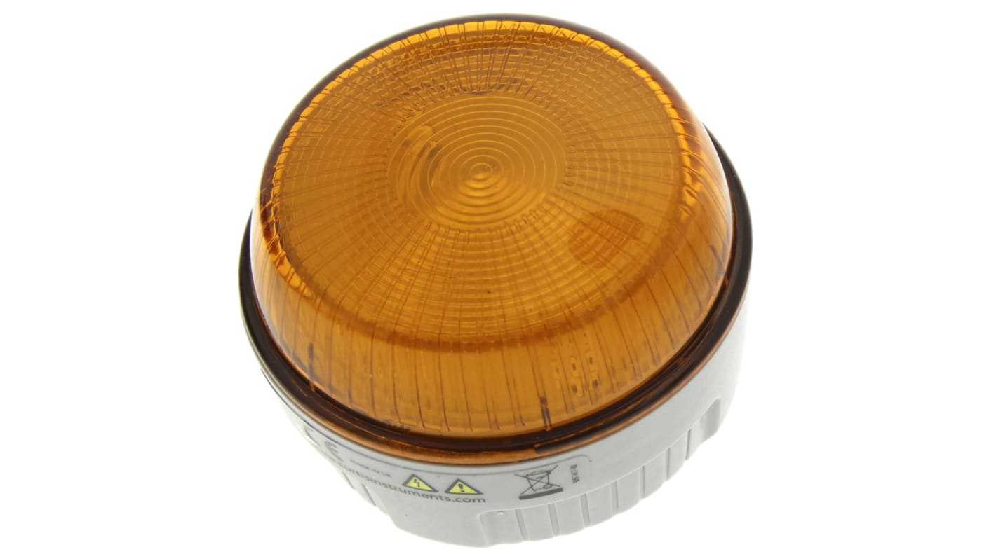 Curtis LP Series Amber Flashing Beacon, 230 V ac, Surface Mount, Wall Mount, Xenon Bulb