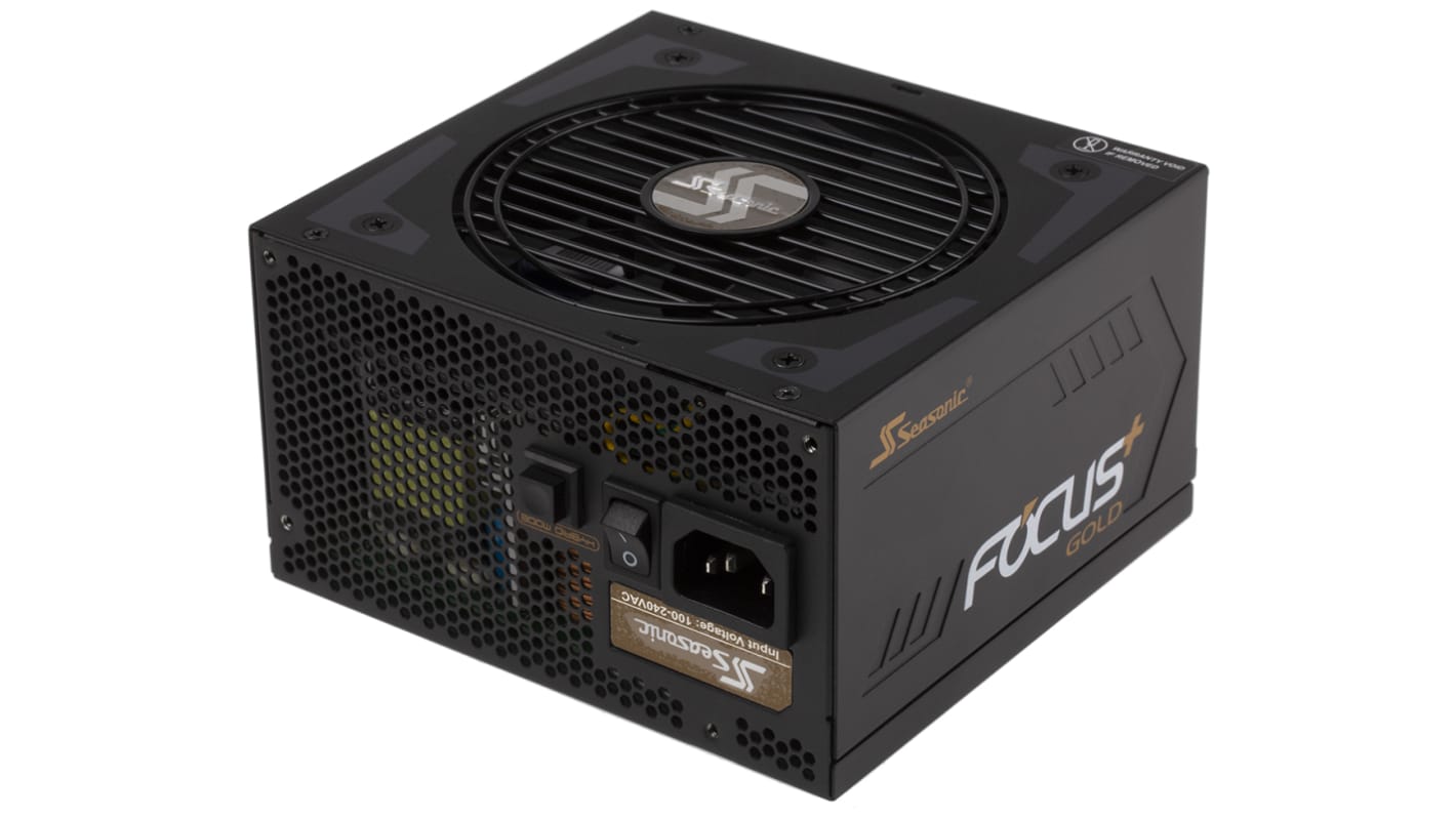 Seasonic 850W ATX Power Supply, 100 → 240V ac Input, -15 V dc, 3.3 V dc, 5 V dc, 12 V dc, 5 VSB V dc Output