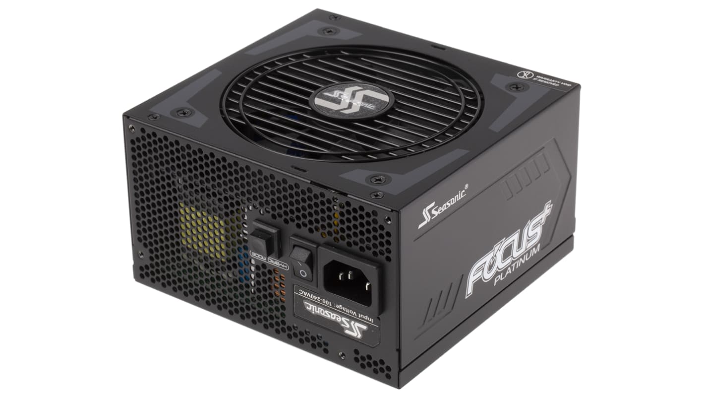 Seasonic 850W ATX Power Supply, 100 → 240V ac Input, -15 V dc, 3.3 V dc, 5 V dc, 12 V dc, 5 VSB V dc Output