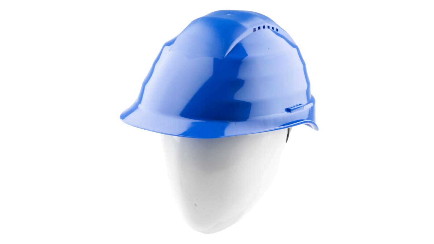 Casco de seguridad Skytec Rockman de color Azul , ventilado