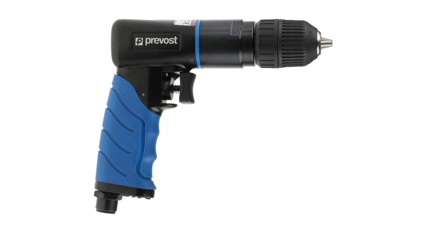 PREVOST 风钻, 卡盘尺寸: 10mm, 185mm长, 1/4in空气入口 (BSP), 双向, 速度: 1000 r/min, 2000 r/min, TAD P382000