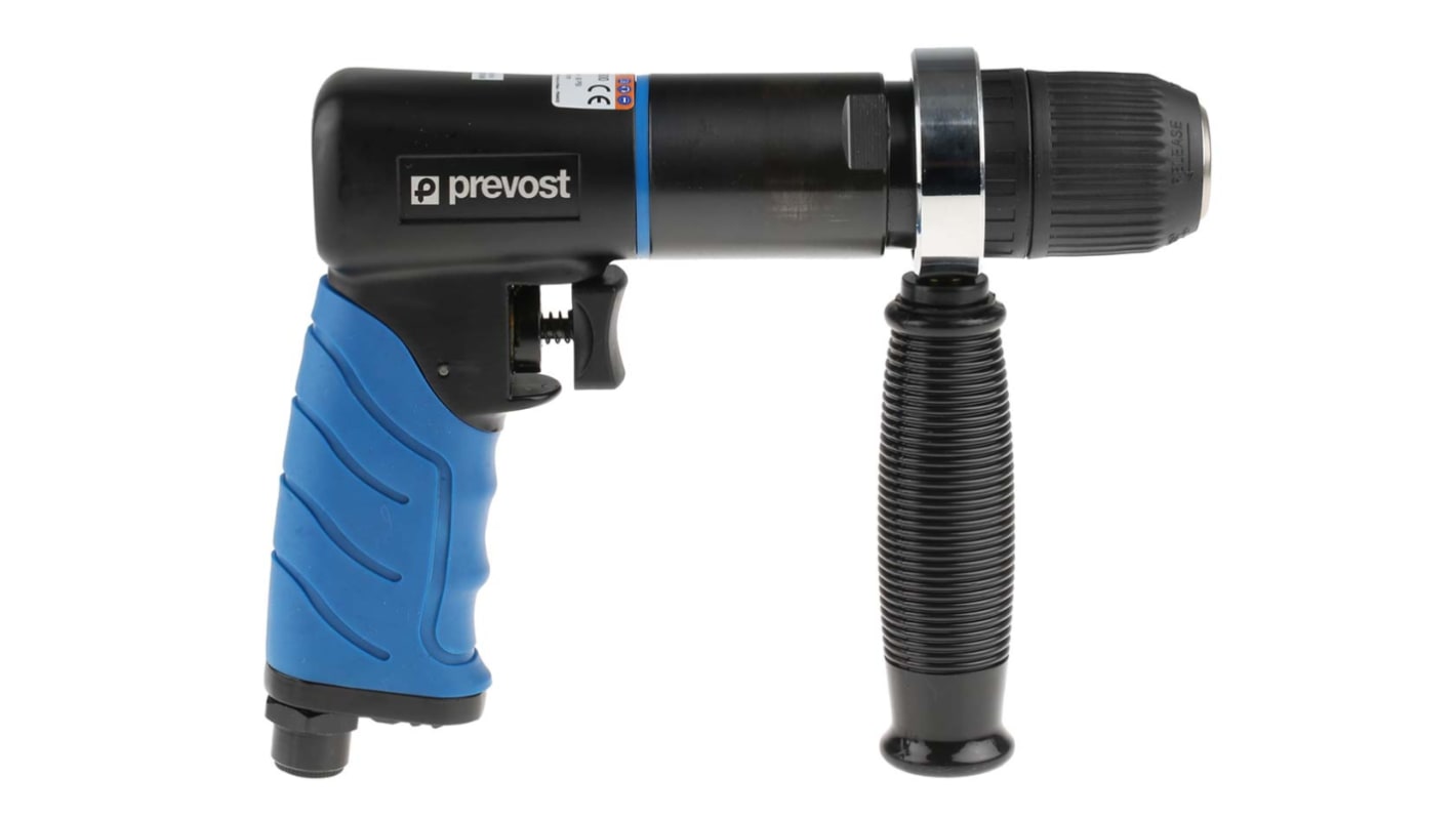 PREVOST Air Drill 13mm 1/4in Air Inlet (BSP) , 450 r/min, 800 r/min