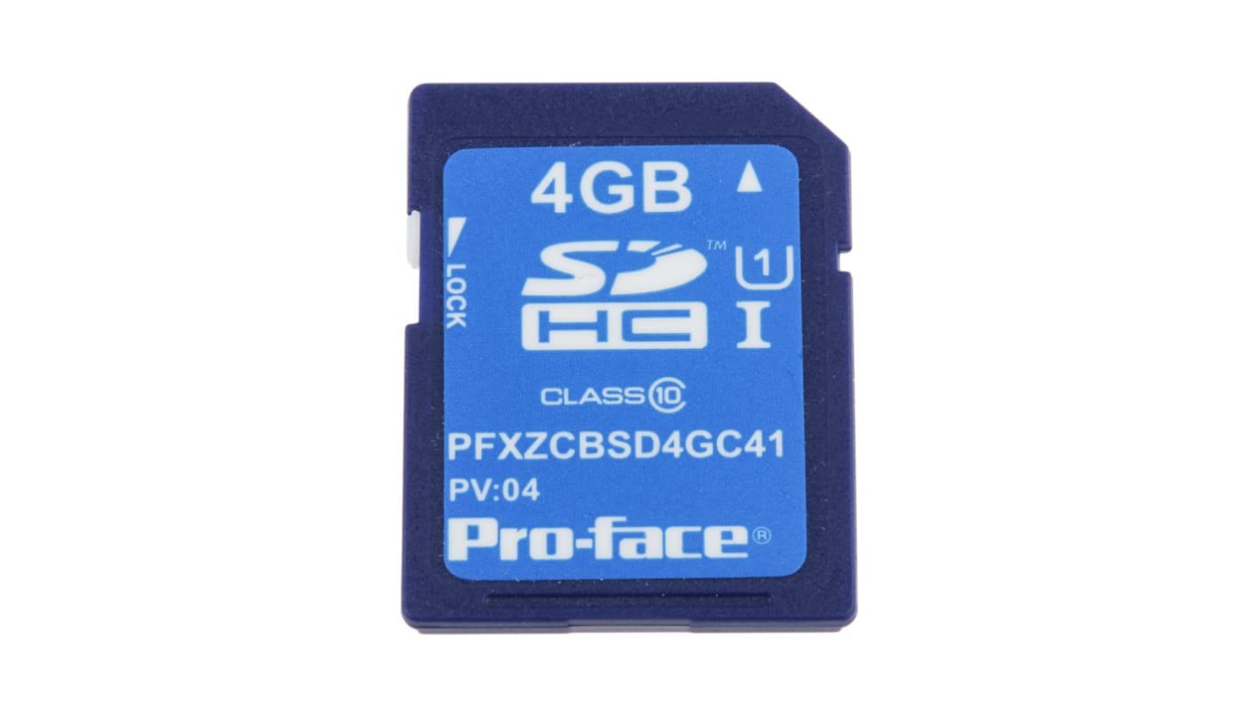Scheda SD Pro-face PFXZCBSD4GC41, per HMI SP5000