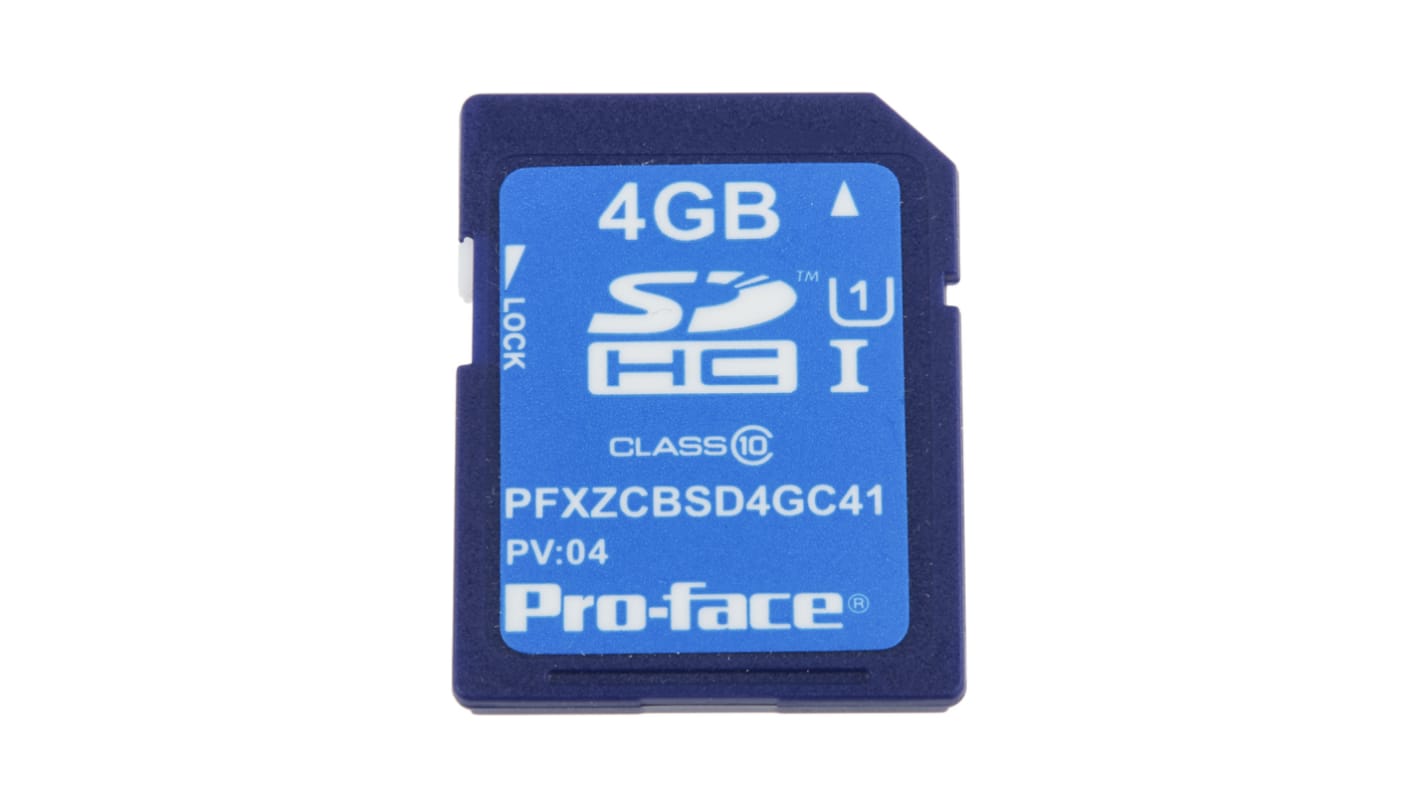 Pro-face SDカード, Memory Card, SP5000用, PFXZCBSD4GC41 | RS Pro-face SDカード, Memory Card, SP5000用, PFXZCBSD4GC41 | RS