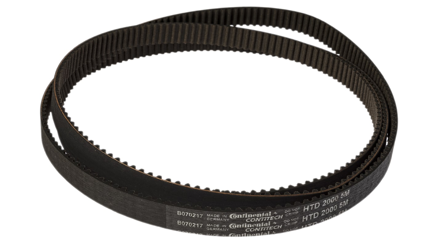 Contitech HTD 2000-5M-15 Timing Belt, 400 Teeth, 2000mm Length, 15mm Width