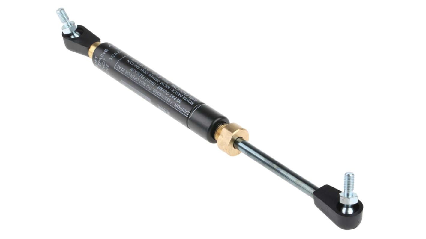 Camloc Steel Gas Strut, with Ball & Socket Joint, 170mm Extended Length, 60mm Stroke Length