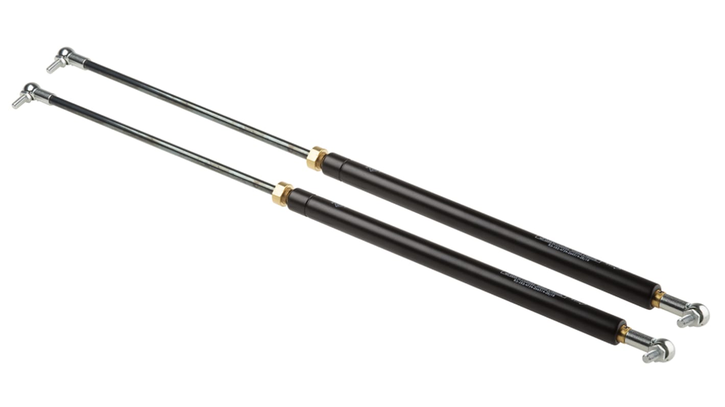 Camloc Steel Gas Strut, with Ball & Socket Joint, 660.0mm Extended Length, 300.0mm Stroke Length