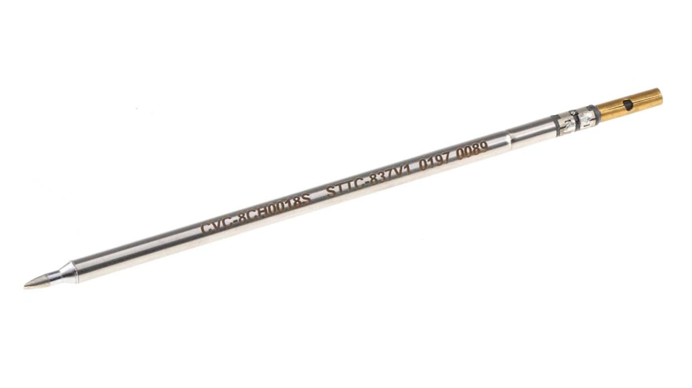 Punta saldatore Metcal CVC, serie 800, 1,78 x 9,9 mm, forma: Scalpello conico, angolo 30°