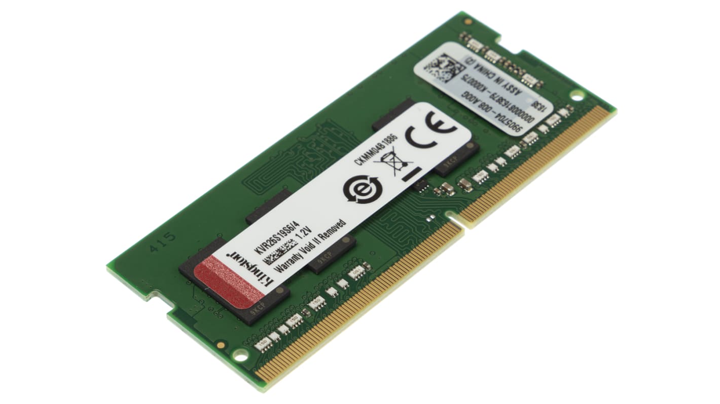 Kingston Arbeitsspeicher für Laptop, 4 GB, 2666MHz DDR4 SODIMM PC4-2666