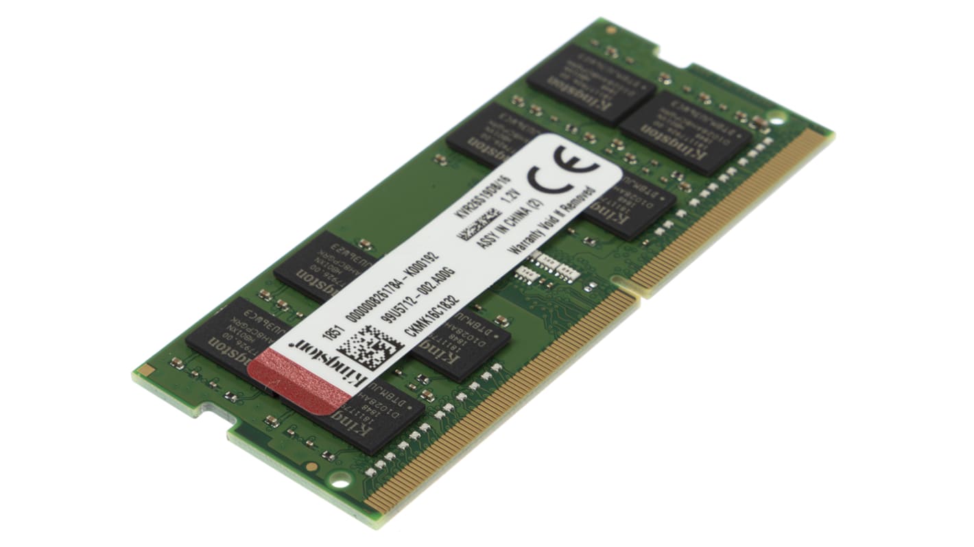 KVR26S19D8 16 Kingston 16 GB DDR4 Laptop RAM 2666MHz SODIMM 1.2V RS
