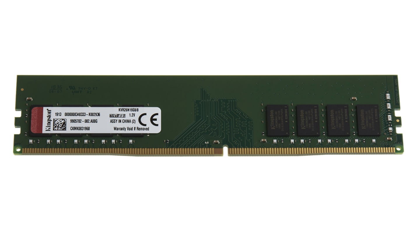 Kingston Arbeitsspeicher für Desktop, 8 GB, 2666MHz DDR4 DIMM PC4-2666