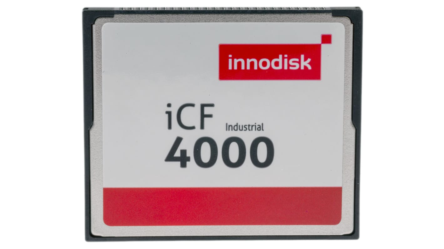 Tarjeta de Memoria Flash InnoDisk CompactFlash, 2 GB Sí iCF4000 0 → +70 (Standard) °C, -40 → +85