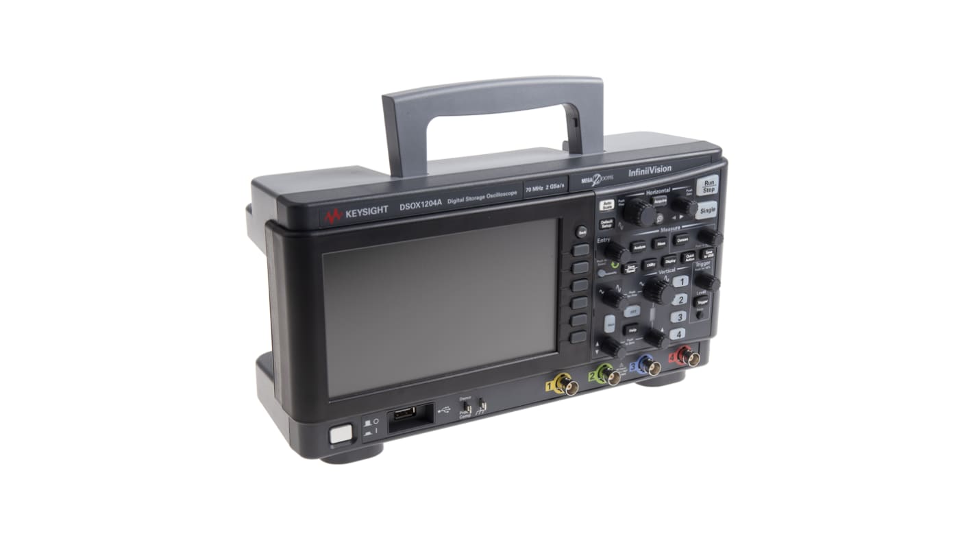 Keysight Technologies DSOX1204A InfiniiVision 1000 X Series, 70MHz Bench Oscilloscope, 4 Analogue Channels