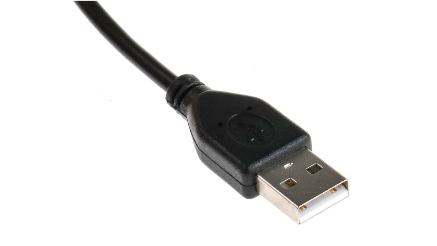 RS PRO USB 2.0, Male USB A to Male USB A, 3m