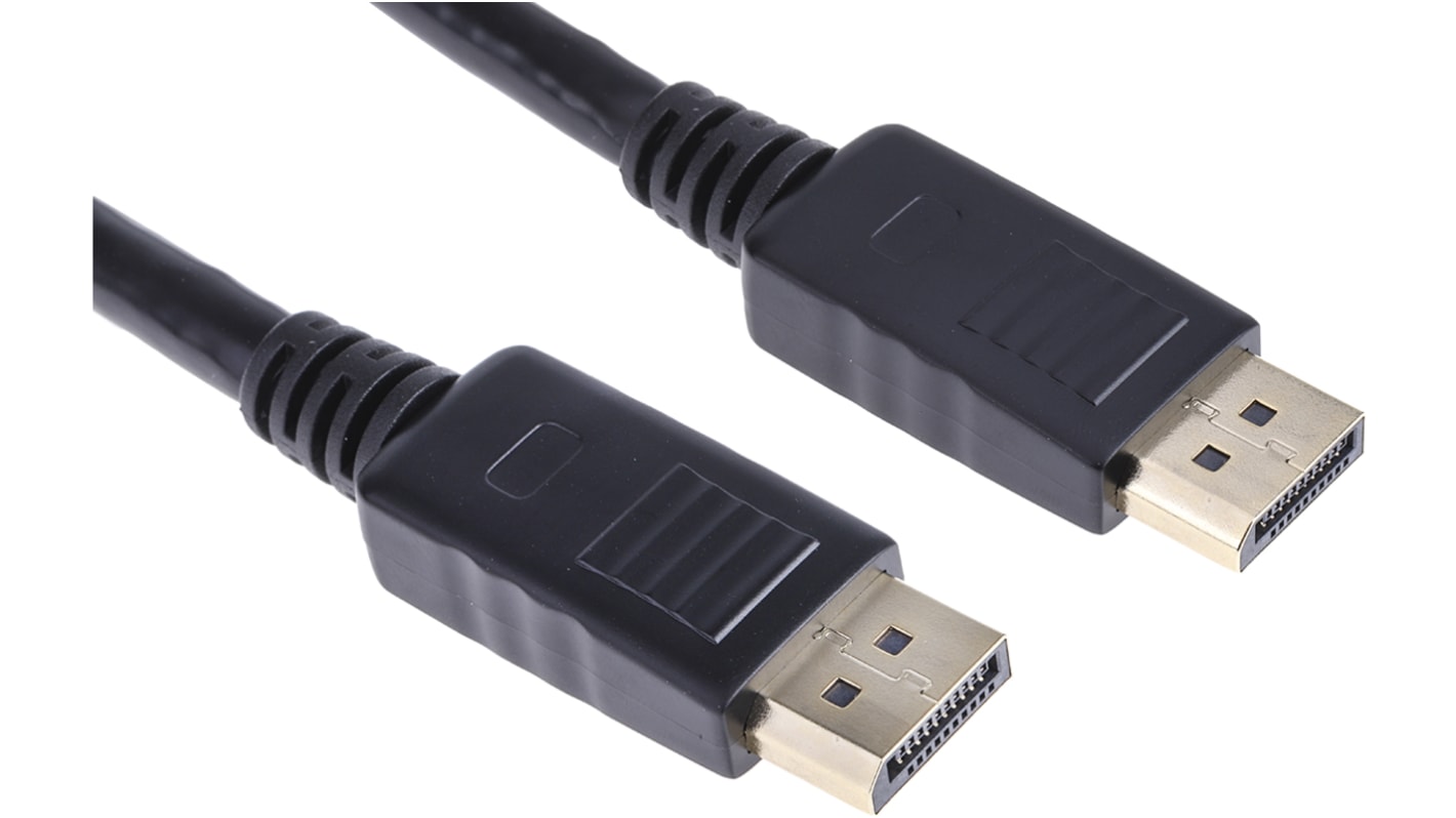 Kabel DisplayPort długość 1m B: Display Port A: Display Port RS PRO 1080p