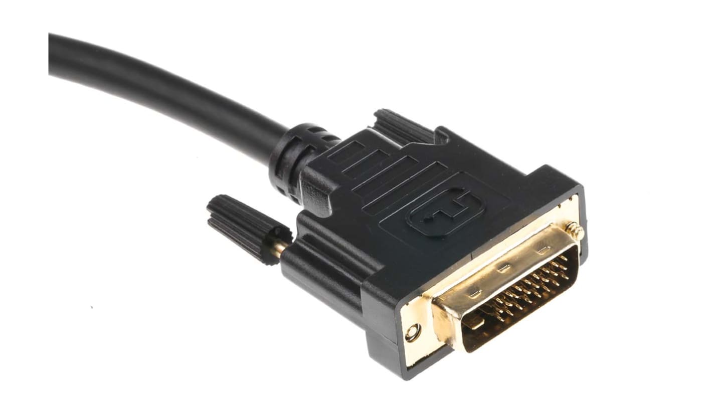 RS PRO, 10m Male HDMI to Male DVI-D Dual Link 1920x1200