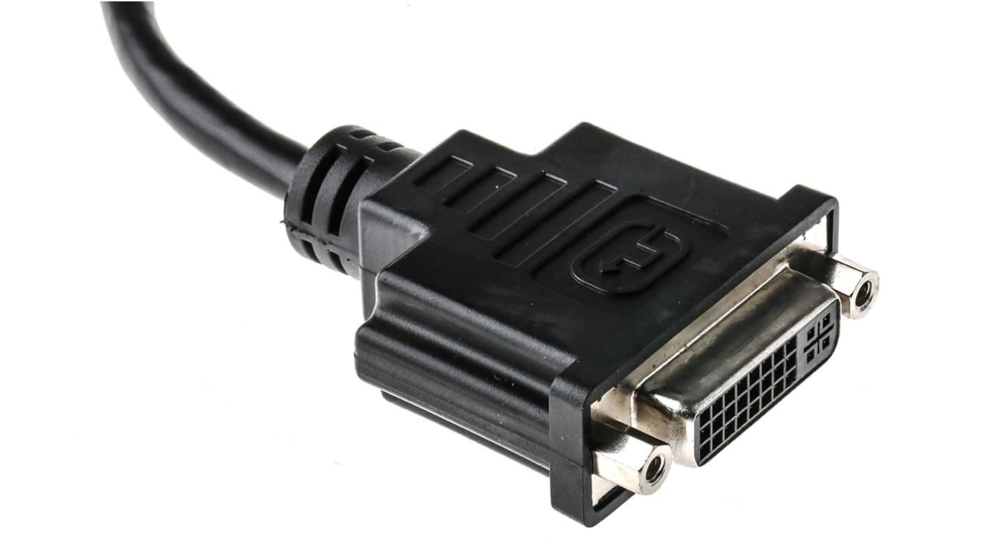 RS PRO DisplayPort-Kabel A Display-Anschluss B DVI-I Dual Link - Buchse, 150mm