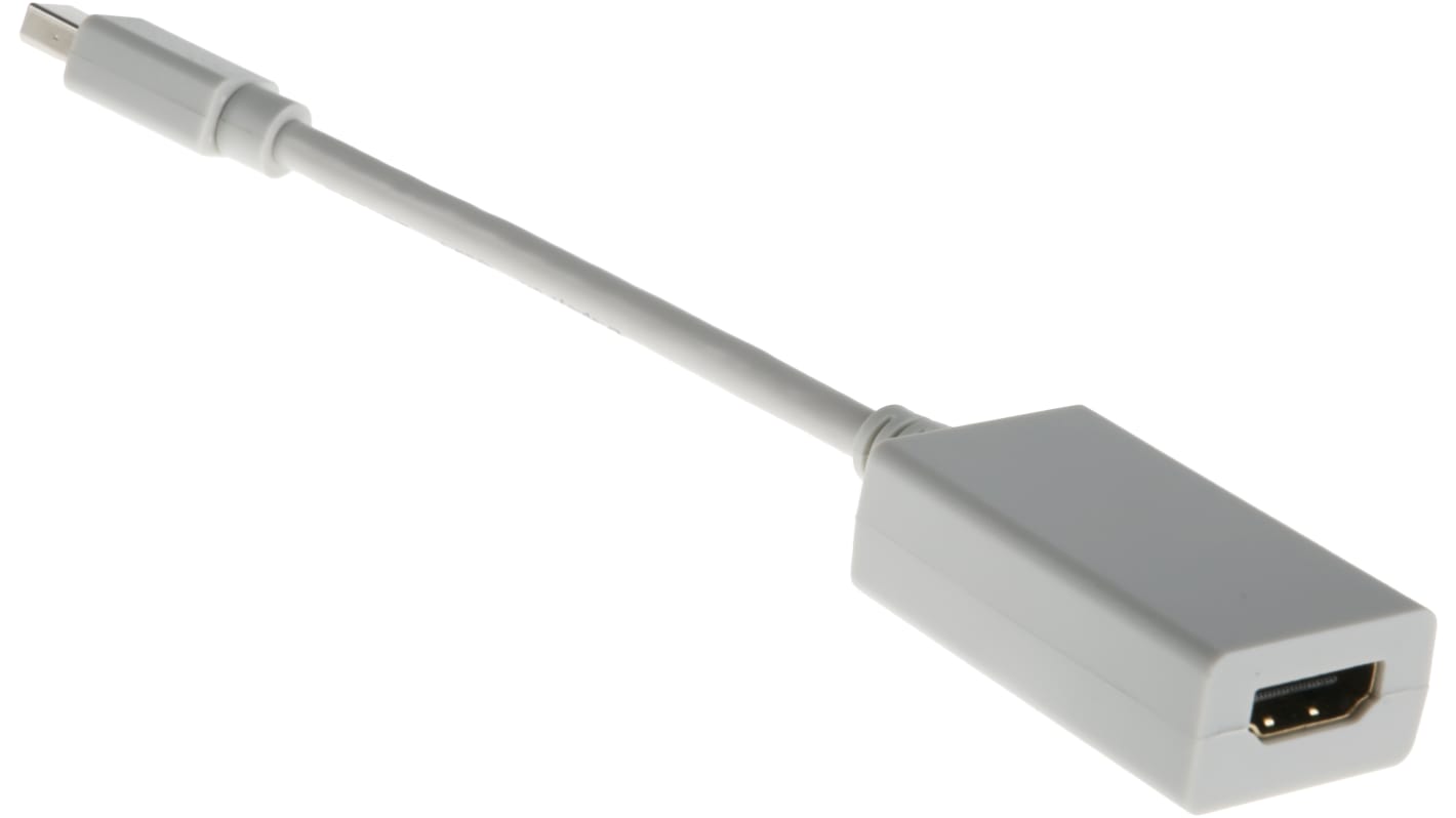 RS PRO AV Adapter Male Mini DisplayPort to Female HDMI RS