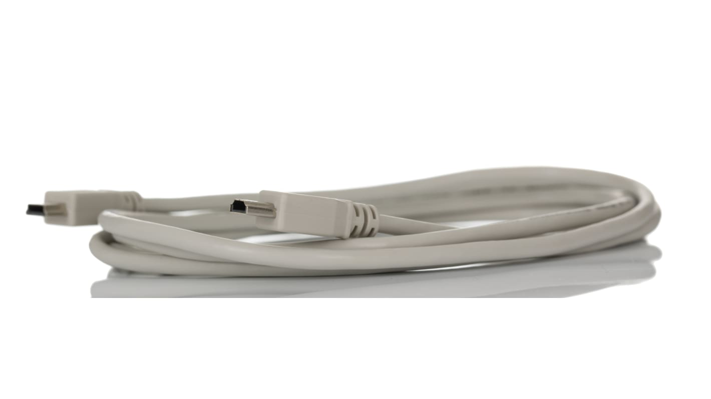 RS PRO USB 2.0, Male Mini USB A to Male Mini USB B, 2m