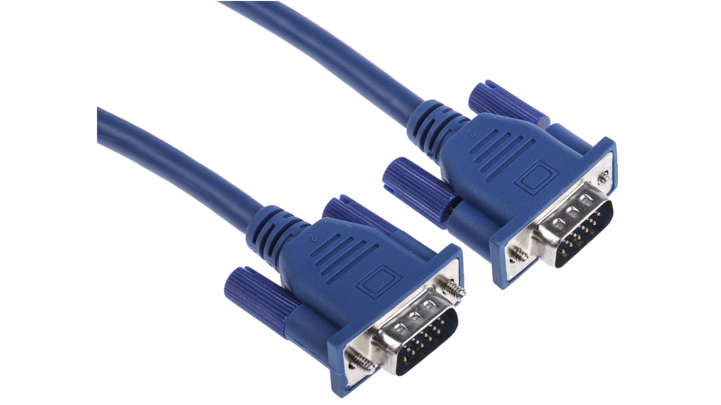 Kabel VGA złącze A Męskie złącze B Męskie długość 10m RS PRO
