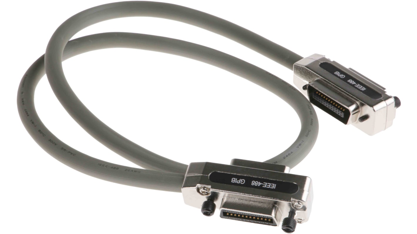 Cable paralelo, 1m, Gris