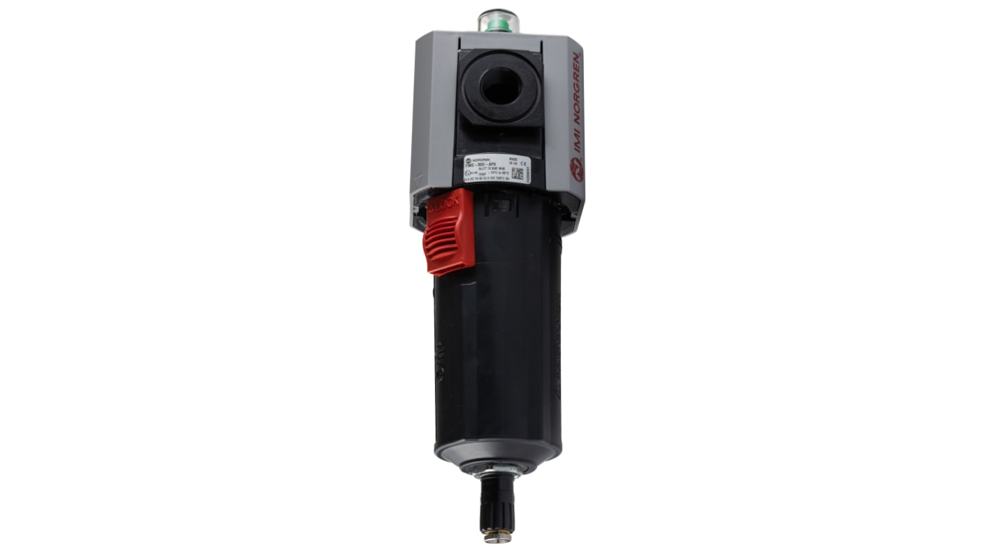 Filtro neumático Norgren Excelon Plus 0.01μm 1500l/min G 3/8, Automático