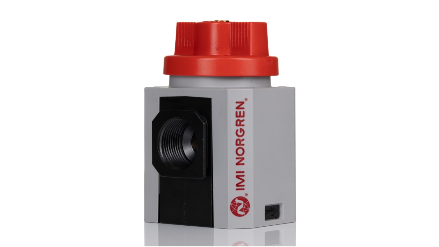 Norgren Locking Shut-Off Valve 3/2 Pneumatic Manual Control Valve Excelon Plus Series, G 3/4, 3/4in, III B