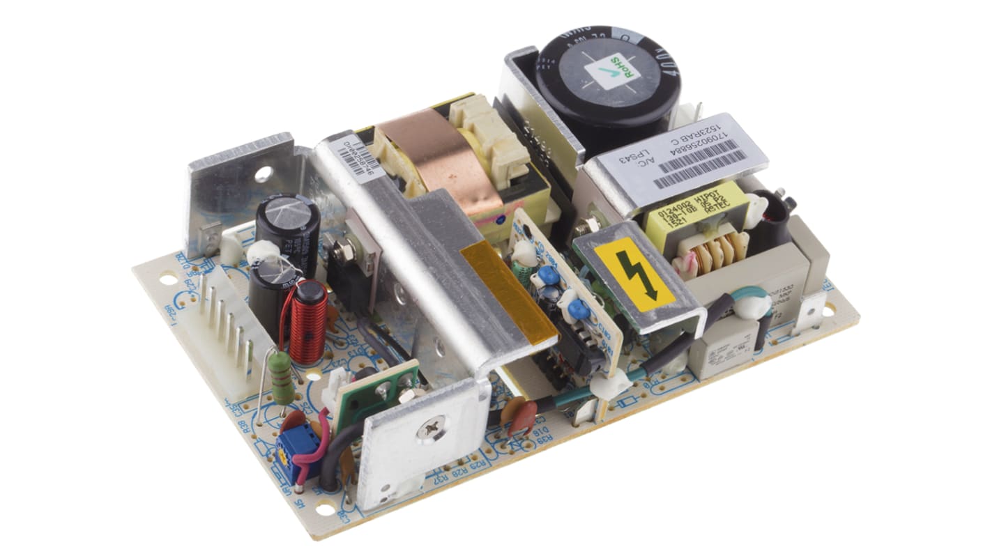 Fuente de alimentación conmutada Artesyn, 12V dc, 4.5A, 40W, 1 salida, Montaje en panel